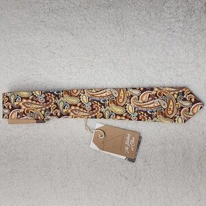 The Brothers @ Otaa Handmade Brown and Yellow Paisley Tie